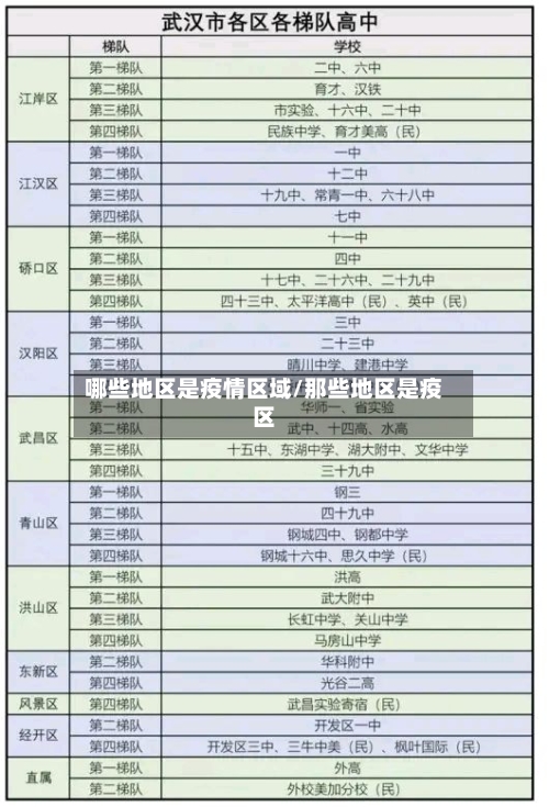 哪些地区是疫情区域/那些地区是疫区-第2张图片