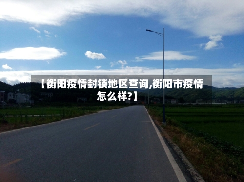 【衡阳疫情封锁地区查询,衡阳市疫情怎么样?】