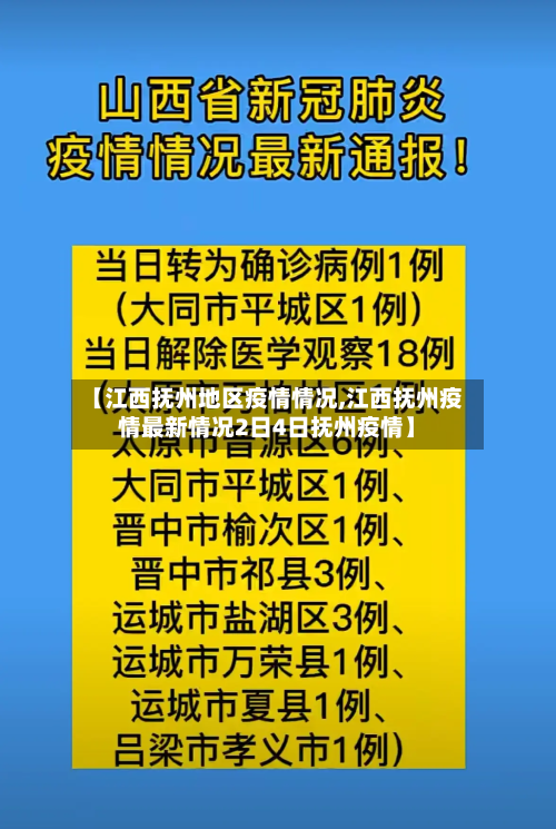 【江西抚州地区疫情情况,江西抚州疫情最新情况2日4日抚州疫情】-第2张图片