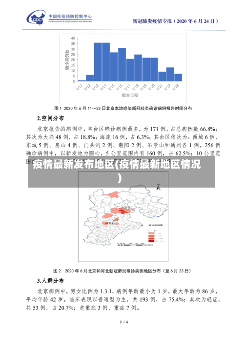 疫情最新发布地区(疫情最新地区情况)