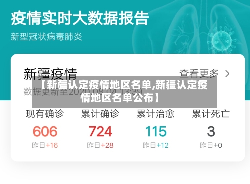 【新疆认定疫情地区名单,新疆认定疫情地区名单公布】