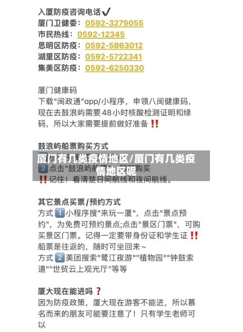 厦门有几类疫情地区/厦门有几类疫情地区呢-第2张图片