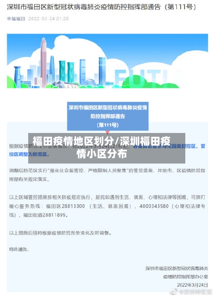福田疫情地区划分/深圳福田疫情小区分布-第2张图片