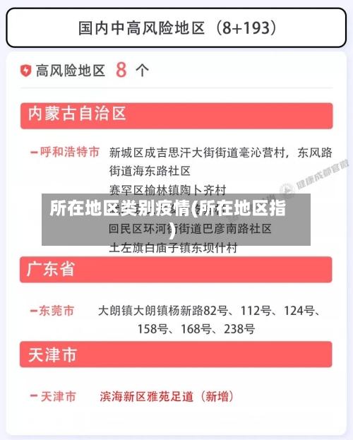 所在地区类别疫情(所在地区指)-第2张图片