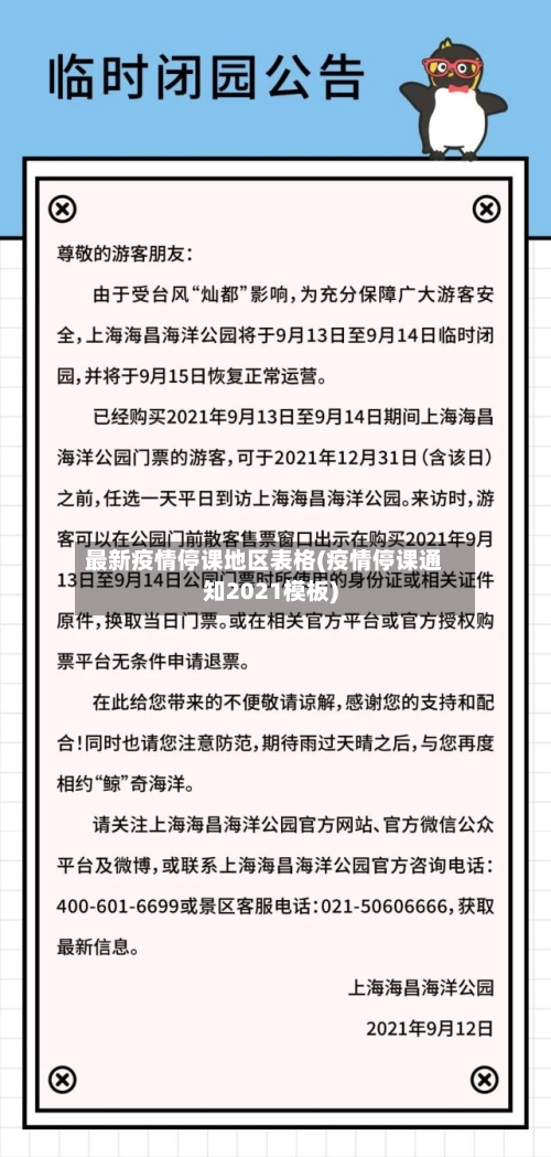 最新疫情停课地区表格(疫情停课通知2021模板)-第3张图片