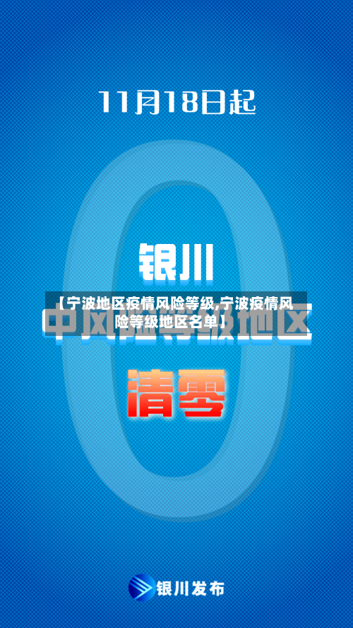 【宁波地区疫情风险等级,宁波疫情风险等级地区名单】