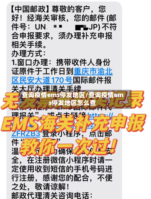 查询疫情ems停发地区/查询疫情ems停发地区怎么查-第3张图片