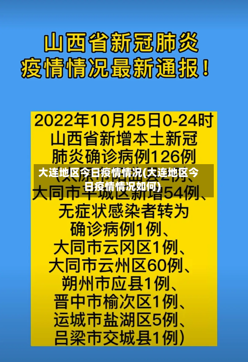大连地区今日疫情情况(大连地区今日疫情情况如何)