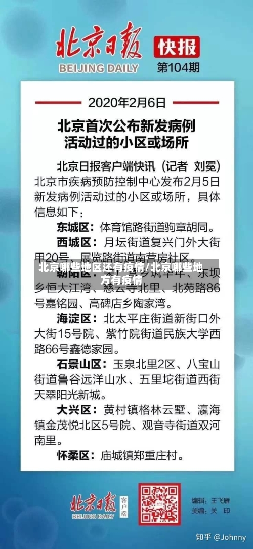 北京哪些地区还有疫情/北京哪些地方有疫情-第2张图片