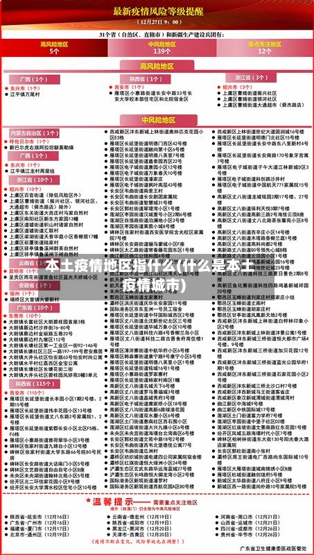 本土疫情地区指什么(什么是本土疫情城市)