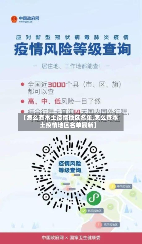 【怎么查本土疫情地区名单,怎么查本土疫情地区名单最新】