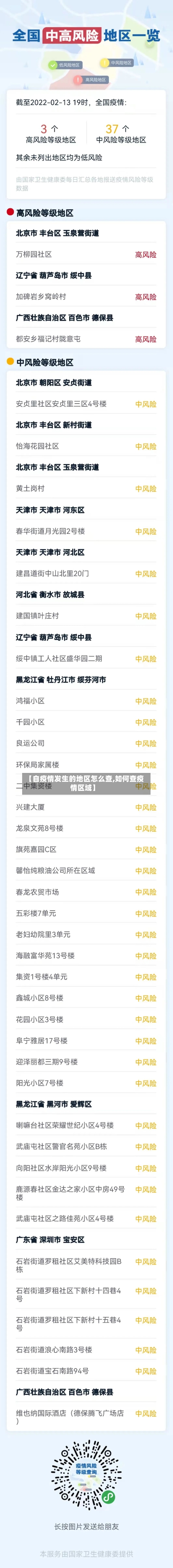 【自疫情发生的地区怎么查,如何查疫情区域】
