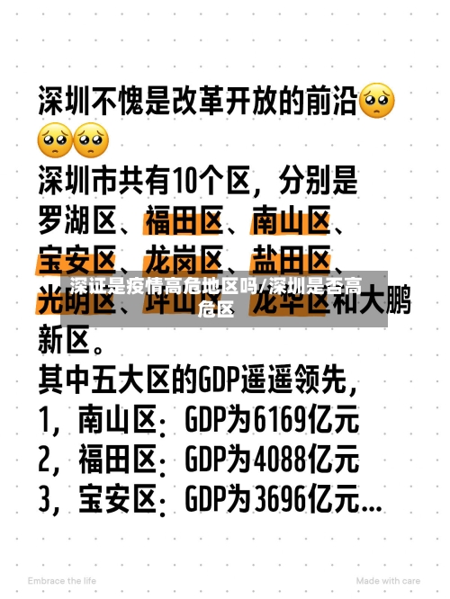 深证是疫情高危地区吗/深圳是否高危区-第2张图片